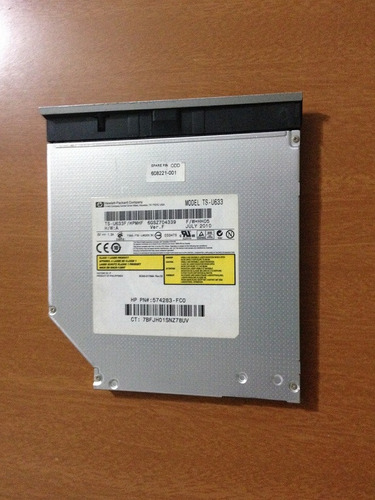 Gravador De Dvd Para Notebook Sata 9.5 Slim Ts-u633