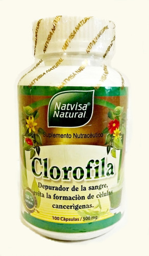 Clorofila En Cápsulas X100cáp.x500mg- Producto Peruano-