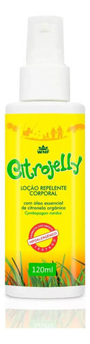 Loção Repelente Corporal Natural Citrojelly 120ml - Wnf