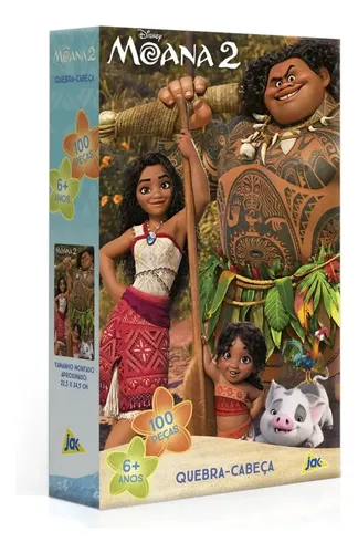 Quebra-cabeça 100 Peças Moana 2