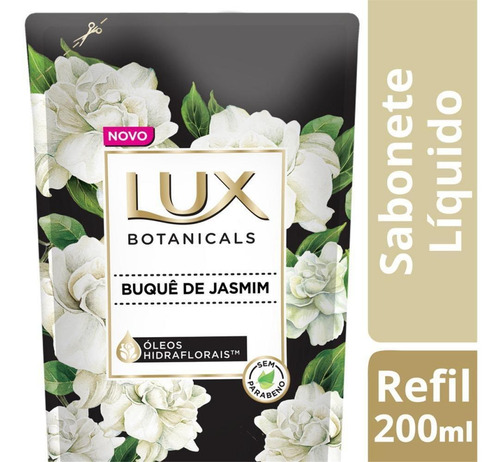 Kit Sabonete Líquido Lux Buquê De Jasmim 250ml + Refil 200ml