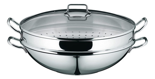 Wmf Gourmet Plus Wok Con Tapa De Cristal