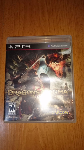 H4j45 Ps3 Dragon's Dogma Box Original Perfeito