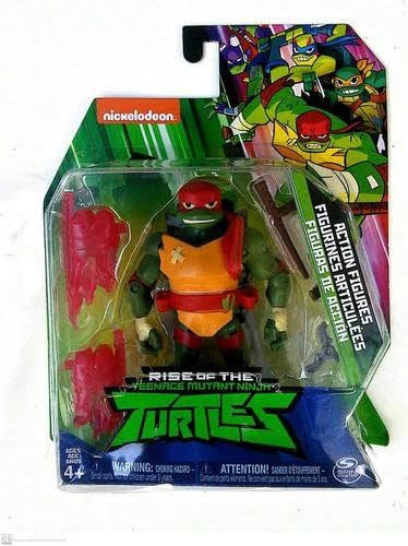 El Ascenso De Las Tortugas Ninja Figuras 4 Pack Colección