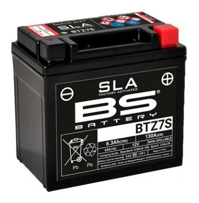Batería Para Moto Bs Sla Btz7s Wr450f 03 07 Honda Crf450r 
