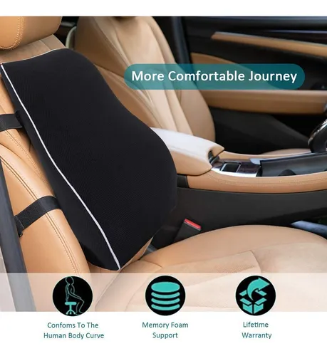 Almohada De Soporte Lumbar Cojín De Respaldo Coche Oficina