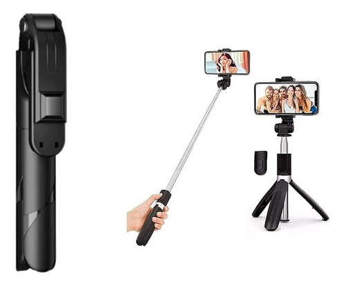 Palo Selfie Tripode Bastón 2 En 1 Bluetooth Celular Xt-02