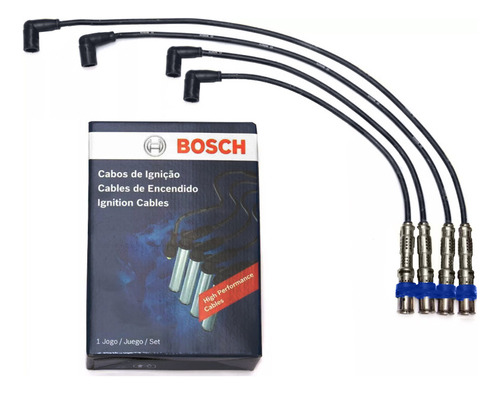 Kit 4 Cables Bujias Bosch Vw Crossfox 1.6 8v