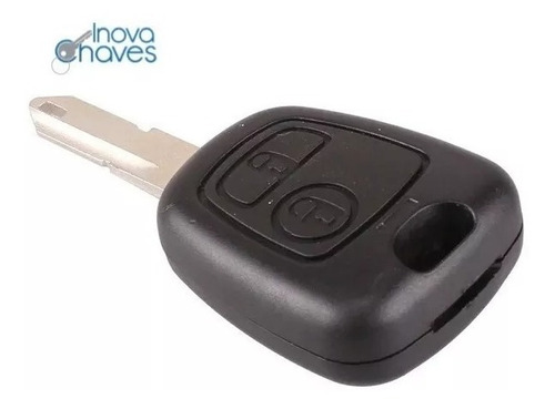 Imagem 2 de 5 de Kit Capas Chave Peugeot 206 207 C/ Bateria E Botões