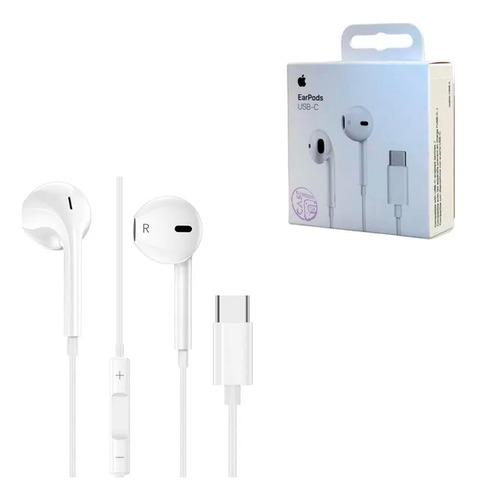 Auriculares Apple Original Manos Libres Usb Tipo C iPhone 15