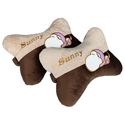 2 Almohadas De Cuello Diseño De Dibujos Animados Lindo...
