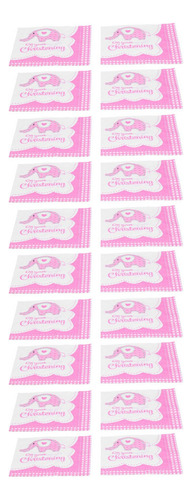 Servilleta De Papel Rosa Para Bautizo De Niña Para Fiesta