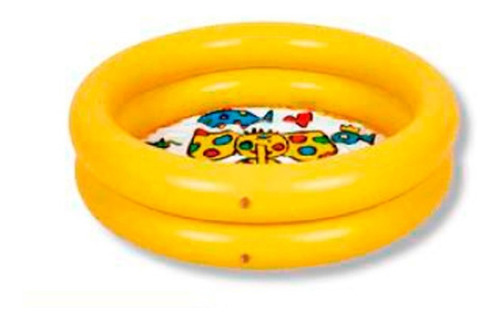 Pileta Piscina Inflable 2 Aros Para Bebes Niños 61 Cm Jilong