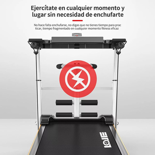 Caminadora 4en1 Plegable Portátil Con Pantalla Digital 150kg Color 1 Bnvg M83669