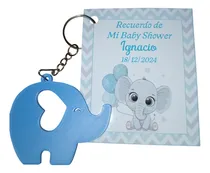 Comprar Souvenir Baby Shower Elefantito Color Celeste X 10