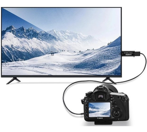 Placa De Captura Vídeo Mini 4k 1080p Hdmi Usb 2.0 Live Steam