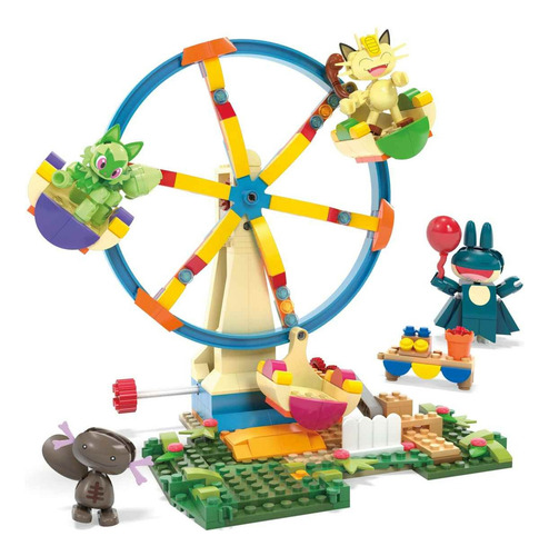 Mega Pokémon Juguete Construcción Diversión Feria Rueda Fort