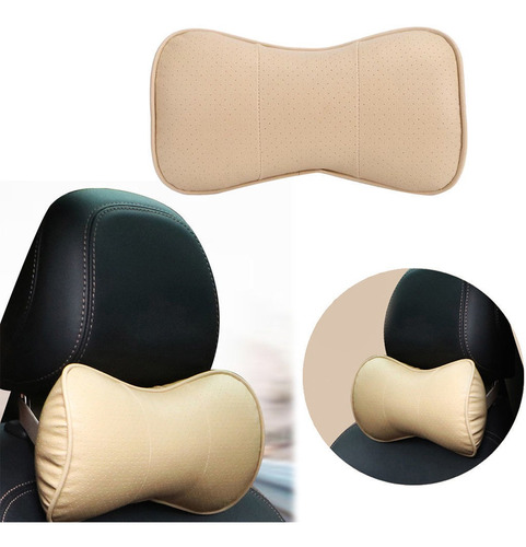 Cuero De La Pu Universal Auto Asiento De Coche Cabeza Cuello