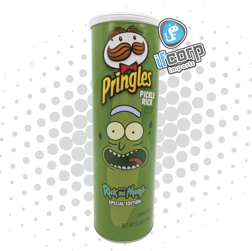 Edición Limitada Pringles Pickle Rick Rick And Morty Papas Mercado Libre
