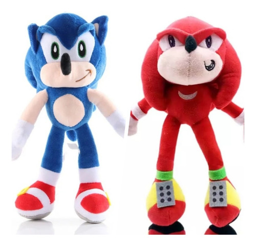 Set Peluches Sonic Y Knucles, Envío Gratis!!!