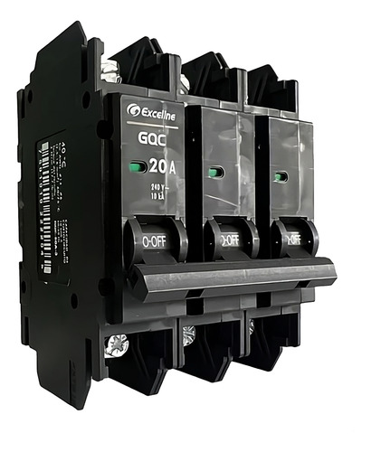 Breakers Superficiales Thqc Exceline 3 Polos 20amp