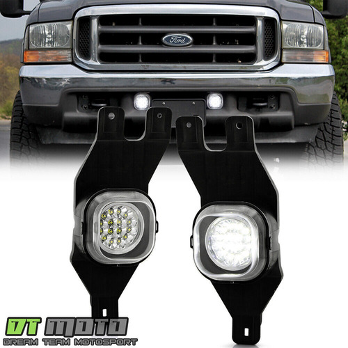 Par Faros Niebla Led Ford Excursion Xls 2004 6.8l