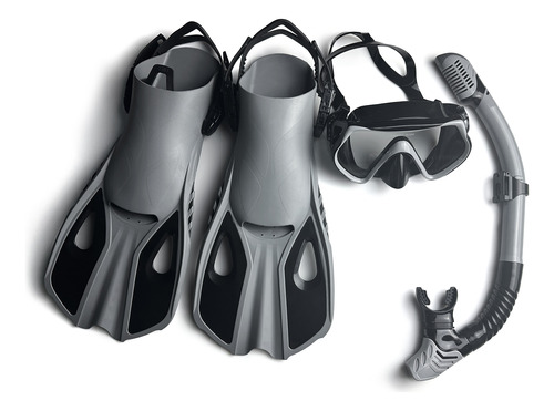 Equipo De Gafas De Buceo Completo Con Tres Ventanas Y Esnórq