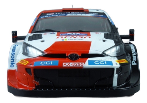 Toyota Gr Yaris Rally #33 Winner Rally Finland Esc: 1:18 Ixo Color Blanco/rojo/negro