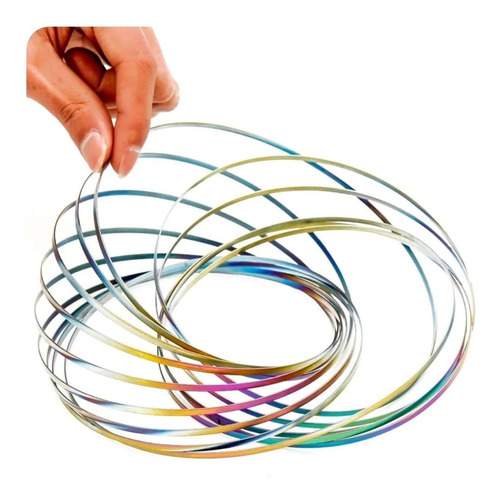 Imagem 1 de 9 de Flow Rings Anéis Mágicos Fluxo Cinético Mola Mágica Kinetic