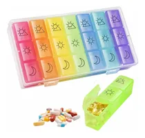 Comprar Pastillero Semanal 3 Tomas Organizador Medicamentos Portátil