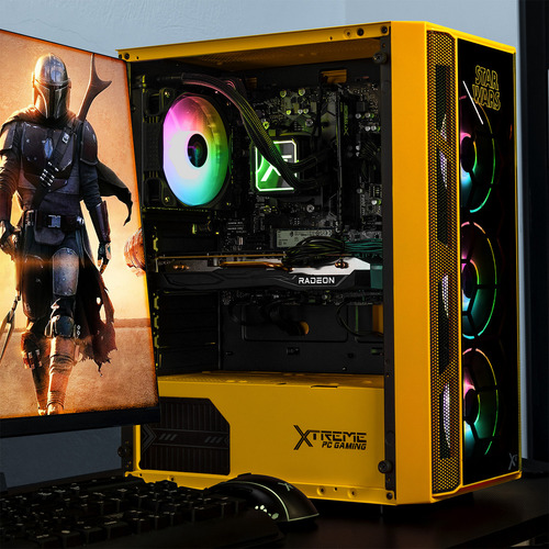 Xtreme Pc Gaming Amd Radeon Rx 7600 Ryzen 7 5700g 32gb Ssd 1tb Sistema Liquido Wifi Starwars
