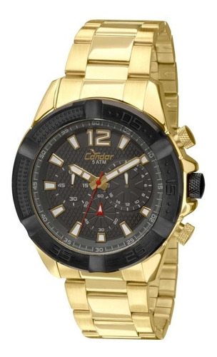 Relogio Masculino Condor Analogico Covd54ah/4c - Dourado
