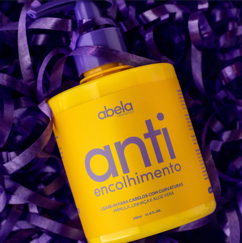Finalizador Abela 350g Anti Encolhimento Cachos E Crespos