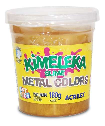 Kimeleka Slime Metal Colors Acrilex 180g