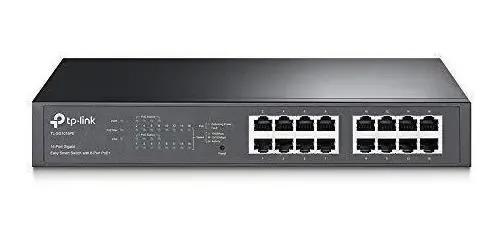 ②極美品　TP-Link 16ポート PoEハブ TL-SG1016PE Switch Tl-sg1016pe Tp-link V3 Poe 16 Portas Gigabit | Frete grátis