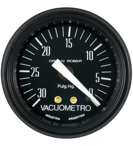 Vacuometro Presion Vacio Admision Orlan Rober Classic 52mm