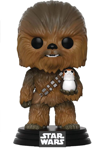 Funko Pop Chewbacca W/ Porg Star Wars The Last Jedi