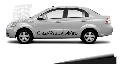 Calco Chevrolet Aveo Txt X Lado