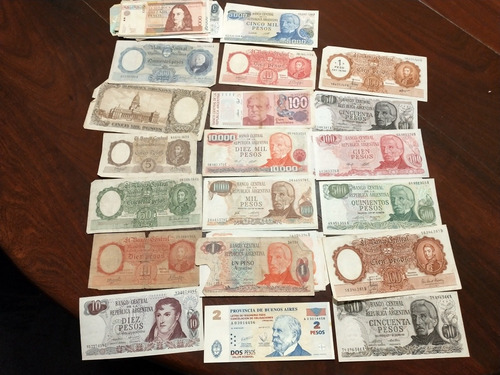 Billetes Antiguos El Precio Es Por Cada Uno. No Hago Envios (Usado)