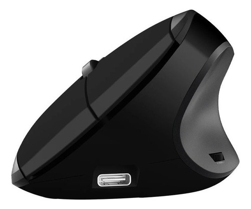 Mouse Meetion R390 Vertical Ergonómico Inalámbrico Color Negro