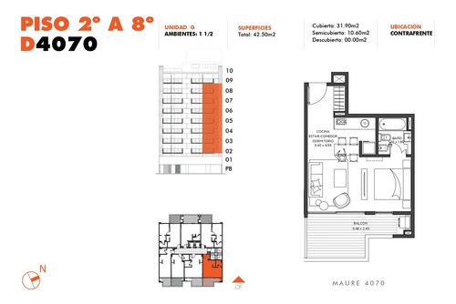 Increible 2 Ambientes Divisible A Estrenar En Venta - Chacarita