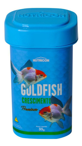 Ração Para Peixes Nutricon Goldfish Crescimento Pote 35gr