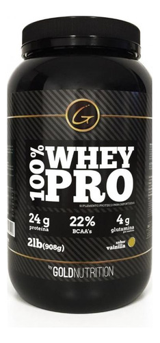 100% Whey Pro Gold Nutrition 2lb Vainilla