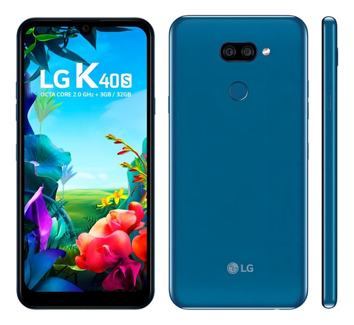 LG K40S Dual SIM 32 GB new moroccan blue 3 GB RAM - Excelente (Recondicionado)