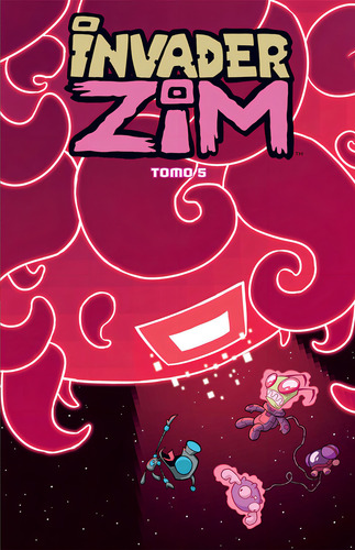 Invader zim tomo 5a: No, de Jhonen Vasquez, Eric Trueheart, Dave Crosland., vol. 1. Editorial Kamite, tapa pasta blanda, edición 5 en español, 2023