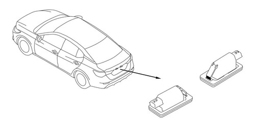 Foco Luz Patente Nissan New Sentra B18