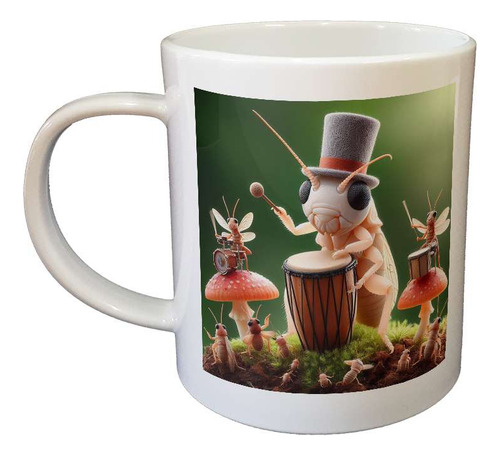 Taza Plastico Orquesta Sinfonica De Grillos Musicos C3