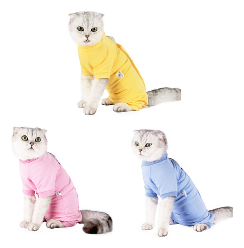 Traje De Recuperación Para Gatos Para Heridas Abdominales Y