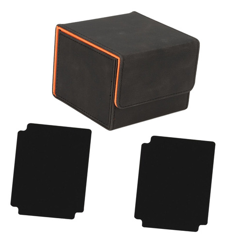 Caja De Baraja De Cartas, Caja De Que Rejilla Negro Naranja