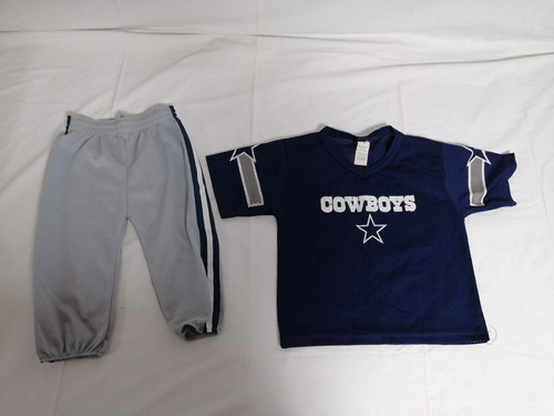 Conjunto Futbola Mericano Niñ@ Talla 4-6 Nfl Dallas Cowboys 